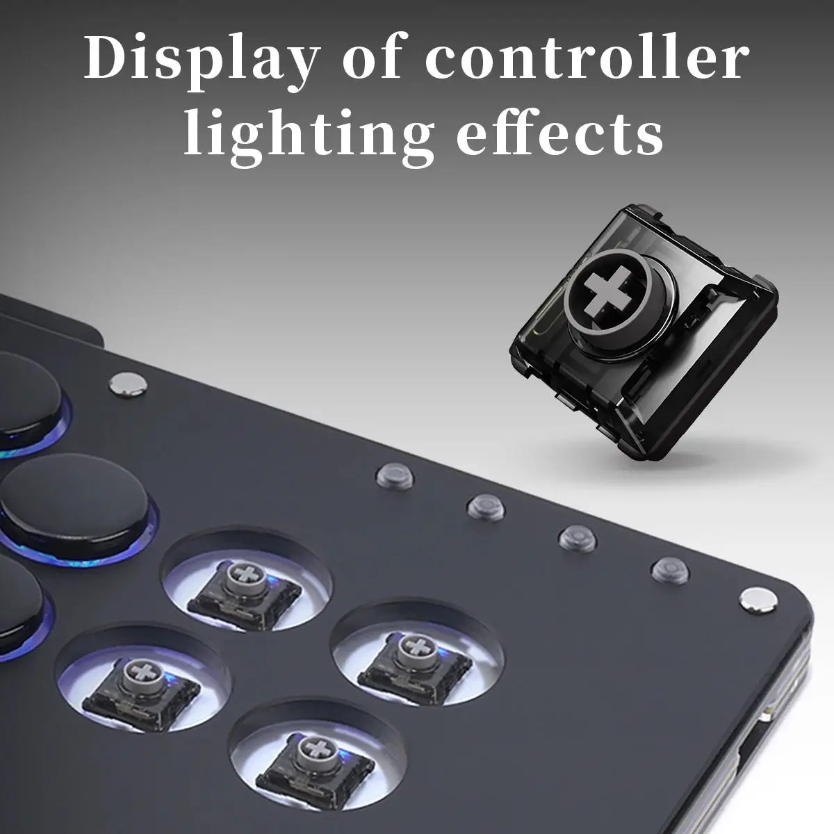 Haute42 Kailh Custom Low Profile Shadow Hunting Wind Engine Switch For Leverless Hitbox Controller Mechanical Keyboard Switch