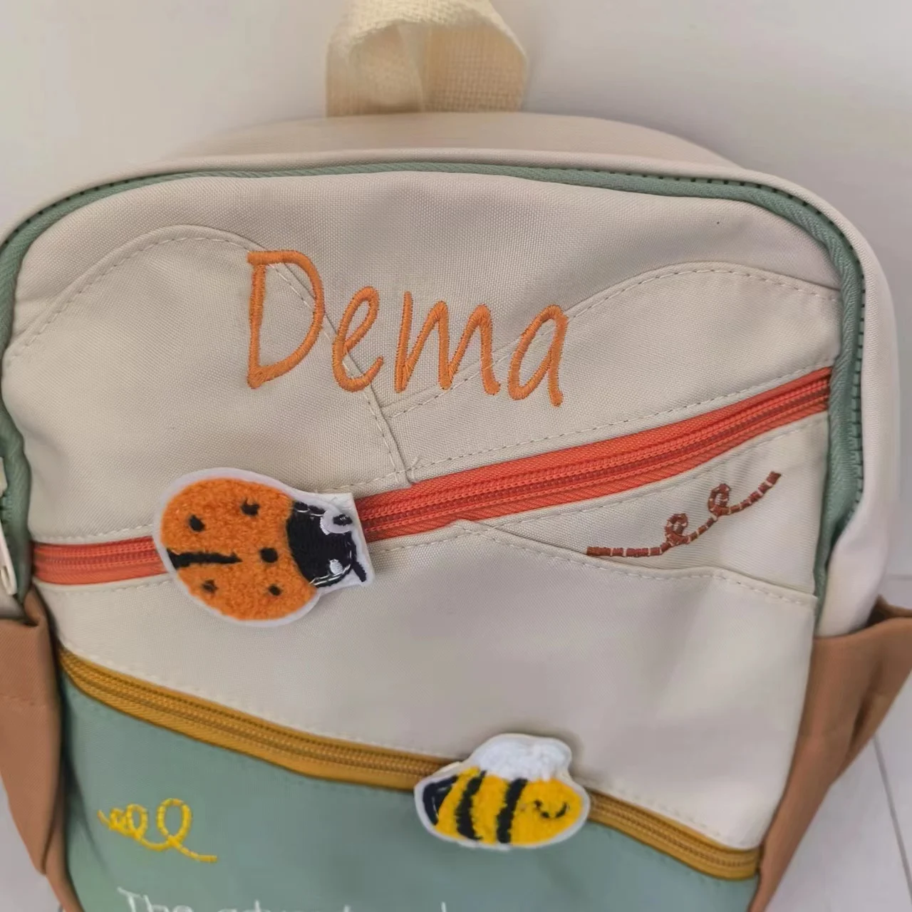 Custom Embroidered Name Children's Bag Baby Cartoon Animal Shaped Backpack Personalized Any Name Kid's Schoolbag