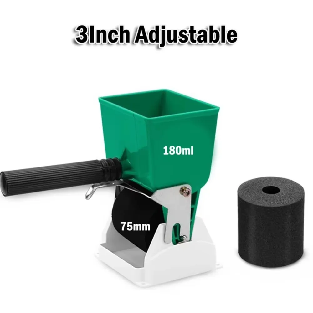 abs工業用プラスチック手動接着機-アルミローラーコアスポンジローラー-ドラム式手動接着機-3インチ-6インチ-180-320ml