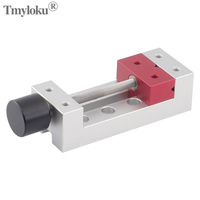 TMYLOKU Precision Mini Vise Engraving Machine CNC Drilling Machine Small Welding Table All Aluminum Operation Manual Table Clamp