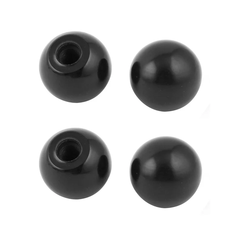 

ABGR-4 Pieces 32Mm High 35Mm Dmr M10 Threaded Plastic Ball Knob Ball Handle