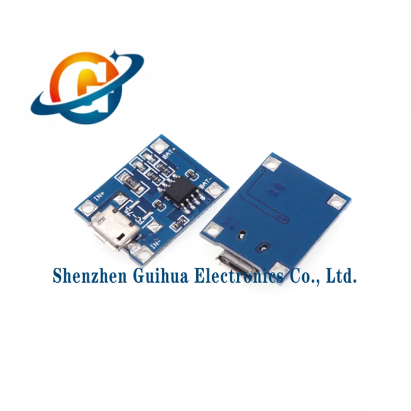 2pcs TP4056 charging module 1A lithium battery charging board MICRO interface Mac USB