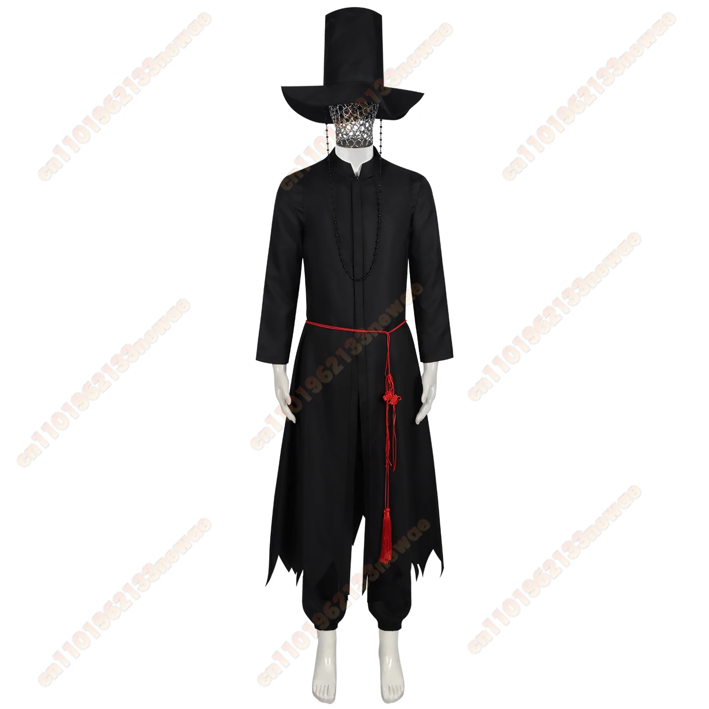 جينو بيبي ساجا بنين شيطان الصيادين KPop تأثيري بدلة سوداء طقم قبعات المعبود المرحلة ازياء هالوين رجل مجموعة كرنفال حفلة موحدة