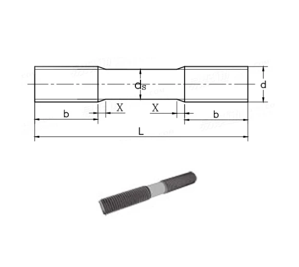 50pcs/lot Stainless Steel 304/316 M2x20-200mm Double Ended Screws Double Head Bolt Screw Stud Support non-standard Customization