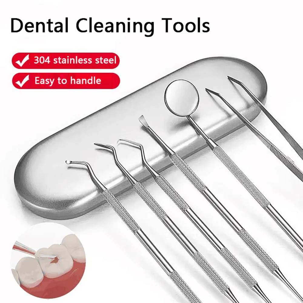 Juego de herramientas dentales de acero inoxidable, endoscopio para cuidado Dental, limpieza de cálculo, eliminación de manchas y sarro