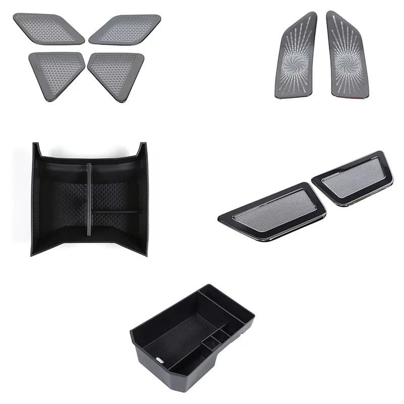 

For BMW ix 2022-2024 Car central control storage box door horn cover front A-pillar air outlet mask Car modification accessories