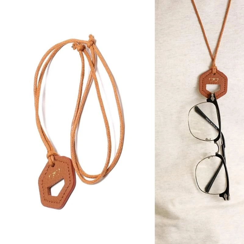 

Q5WE Glasses Chain Necklace Unique Convenient Pendants for Trendy and Party Photo Props Sunglass Lanyard