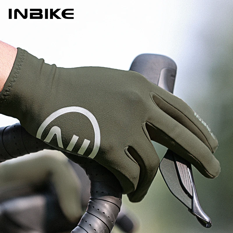 

INBIKE Thermal MTB Gloves for Men And Women Touch Screen Compatible Outdoor Cycling Gloves Sports Fitness for Autumn And Winter