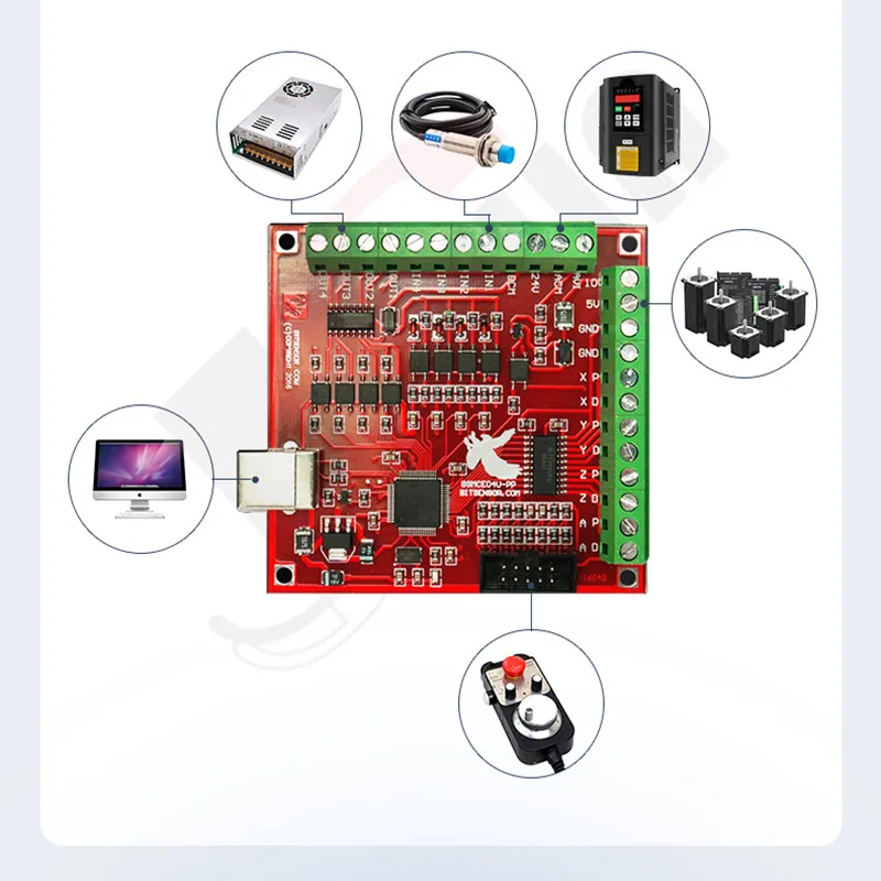 3 4 Axis CNC Router Kit 2.2N.m Nema 23 Stepper Motor + DM556 DM542 Stepper Driver + 350W Power Supply+ Mach3 Controller Board