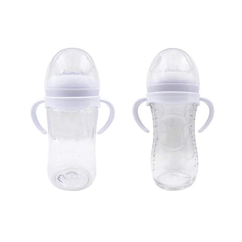 Bottle Grip Handle for Avent Natural Wide Mouth PP Glass Baby Feeding Bottles handle Kids Feeding Accessories