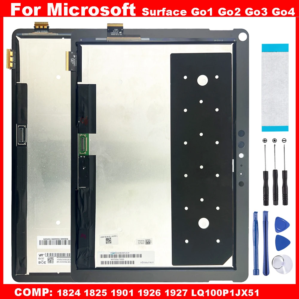 

Ori For Microsoft Surface Go 1 2 3 4 Go1 Go2 1824 1825 1901 1926 LCD Display Touch Screen Digitizer Glass Assembly Repair
