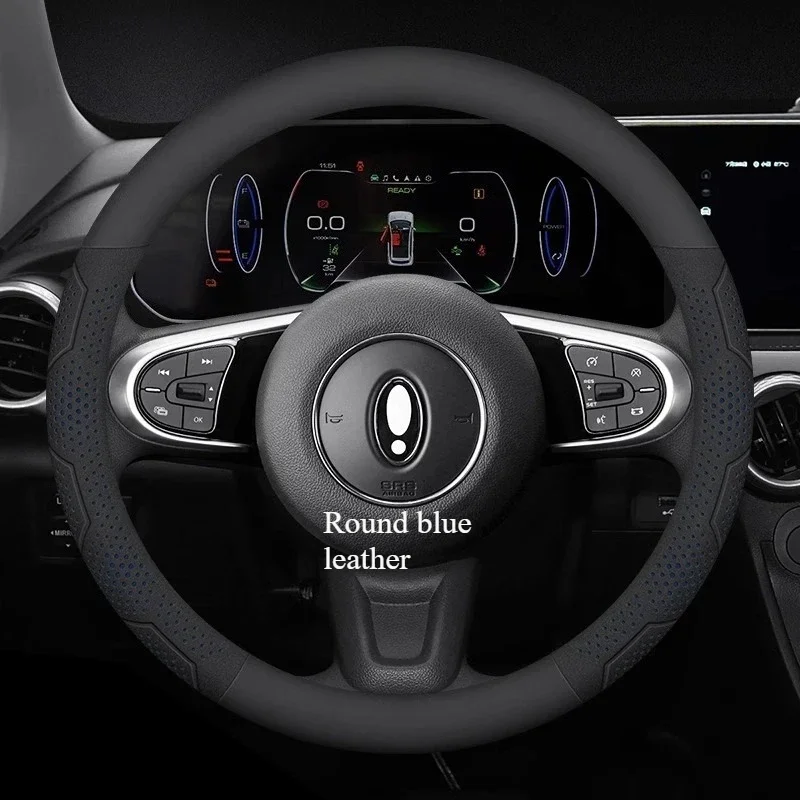 

Автомобильный чехол на руль для Great Wall ORA iQ Good Cat GT Funky Ballet Cat EV Flash, аксессуары из углеродного волокна