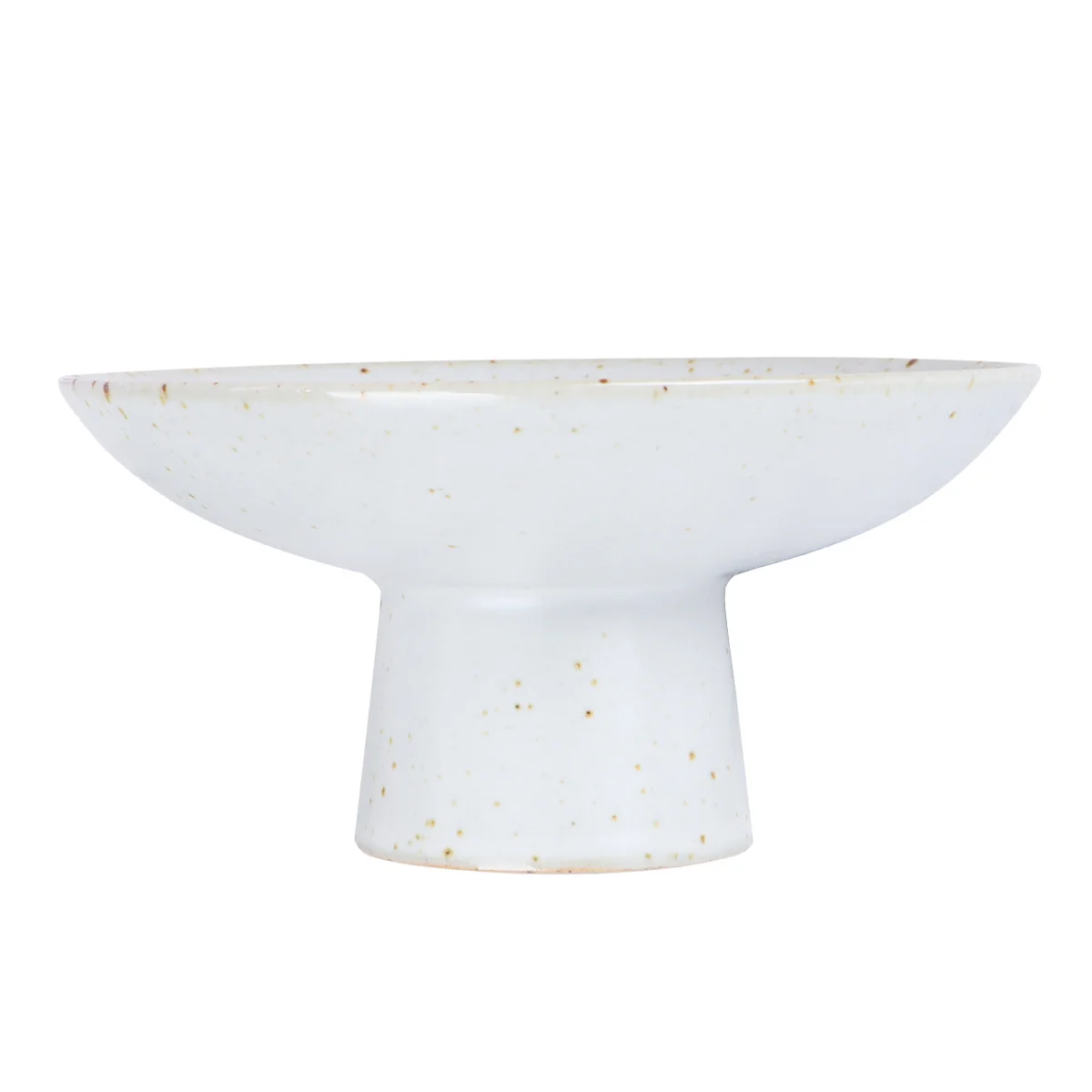 

Japanese-Style Ceramic Snack Plate White Handmade Household Tableware Serving Tray for Cupcakes Fruits Desserts