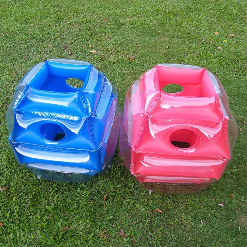 Bola inflável de PVC para crianças, brinquedo divertido de colisão, jogos vermelhos para crianças, brinquedo de atividades esportivas ao ar livre