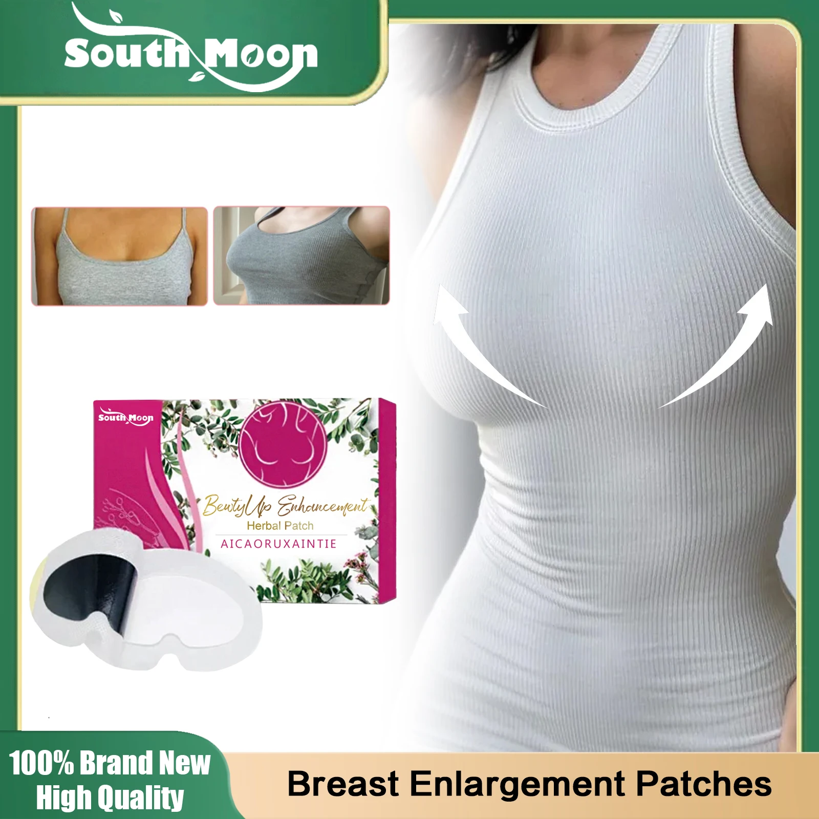 Breast Enlargement Patches Chest Enhancer Promote Female Hormone Lift Firming Boobs Growth Plumping Anti Sagging Massage Sticker