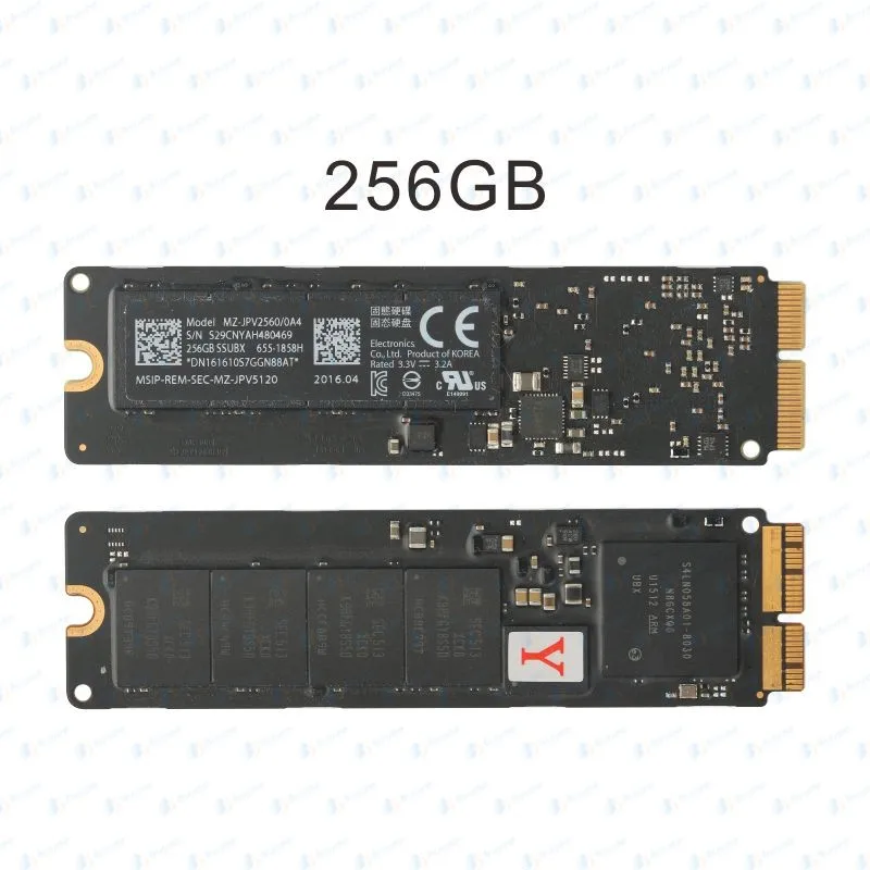 SSD أصلي لجهاز MacBook Pro 15 "A1398 13" A1502 لأجهزة Macbook Air 11 "A1465 13" A1466 128GB 256GB 512G محرك الحالة الصلبة 2013-2015