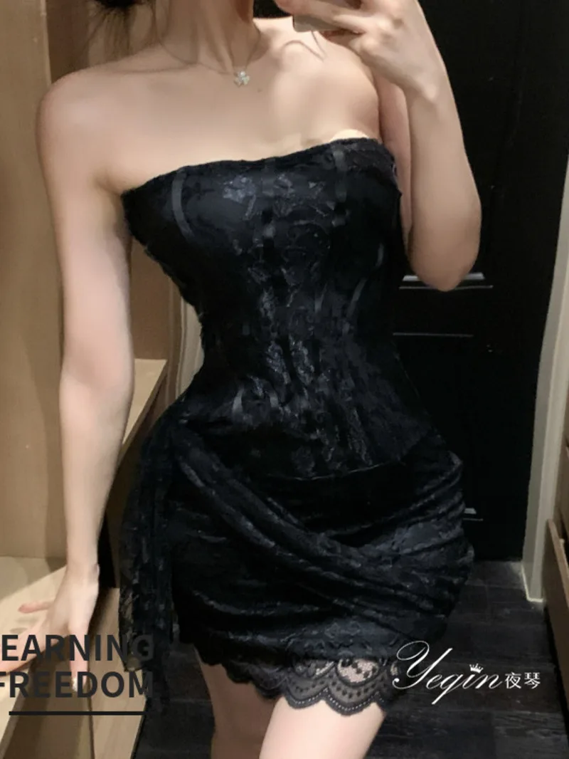 女性のレースホットガールプラスサイズボディコンドレスエレガントなソリッドカラードレスオフショルダーノースリーブラップヒップドレスチャーミングPKZ1