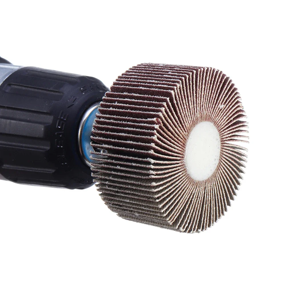 Efficient Sanding Flap Wheel Set 4PCS With Different Sizes Perfect For Polishing And Repairing Metal Materials