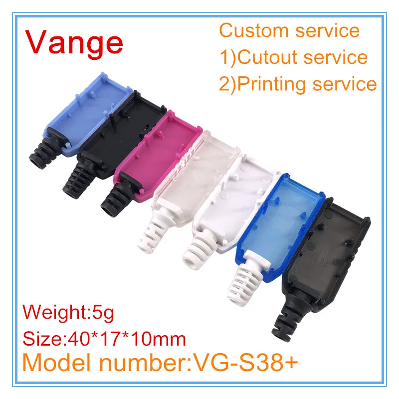 4 個 Vange USB プロジェクトボックス 40*17*10 ミリメートル ABS プラスチックジャンクションボックス diy