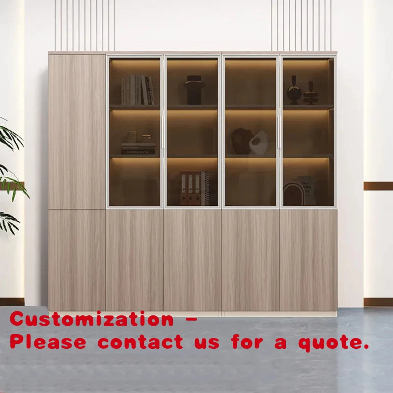 

Customize.Simple Modern Light Wooden Office Filing Cabinet with Document Storage Commercial Furniture