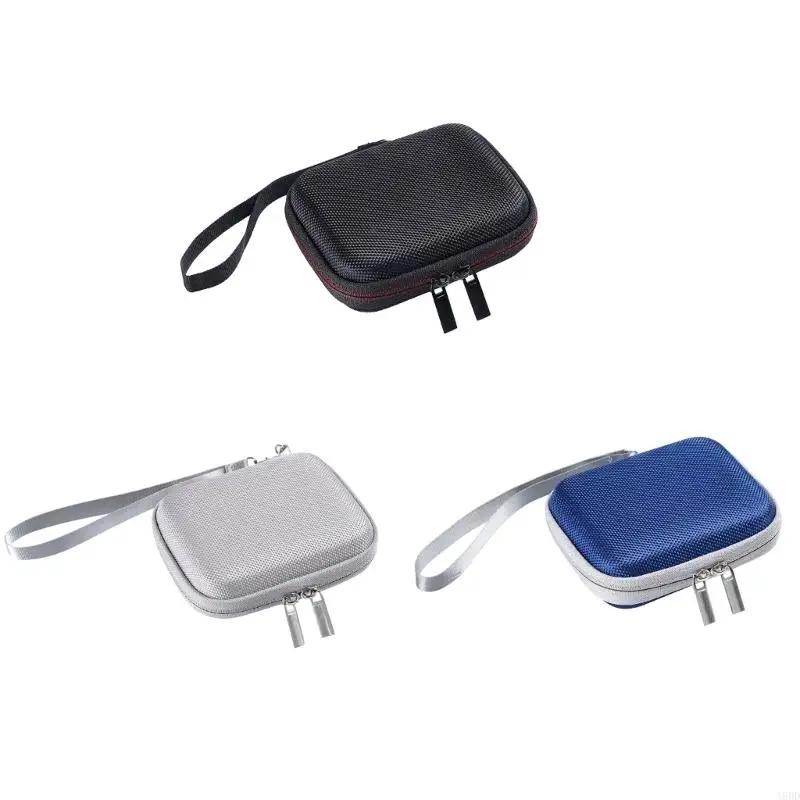 

A9BD Portable Hard Box for T7 Shield External SSD Traveling Bag Protective Storage Bags with Inner Pocket EVA Holder