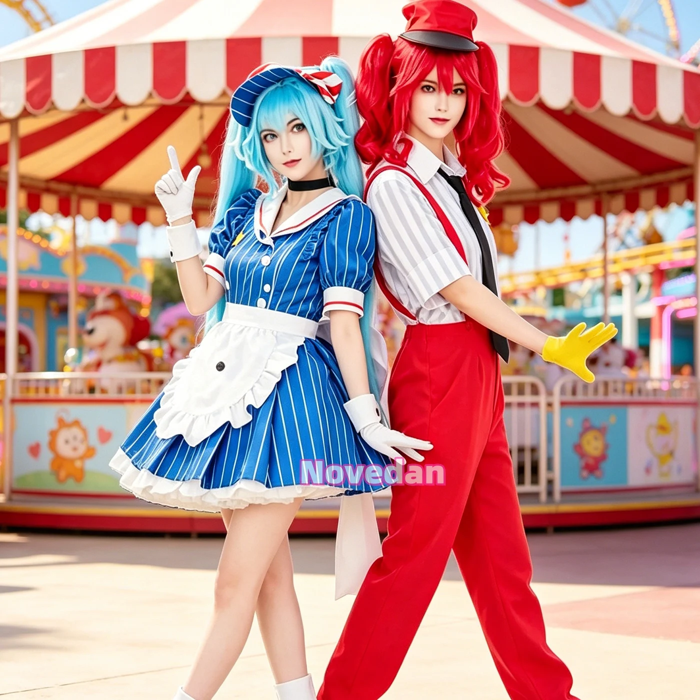 Costume de cosplay Miku Mesmerizer, perruque Teto Miku, tenue de demoiselle d'honneur, uniforme de jeu de rôle anime, déguisement de fête de carnaval pour femmes