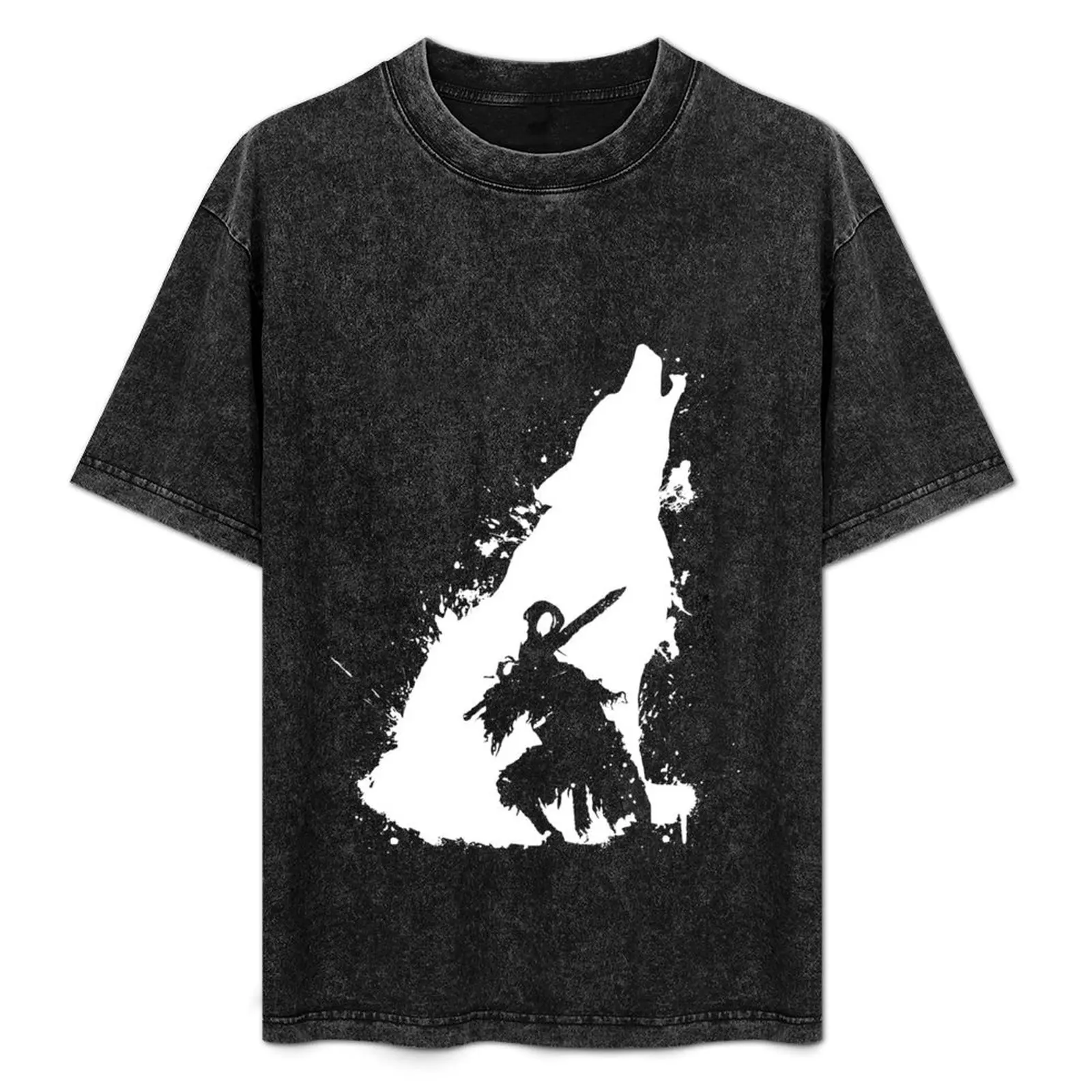 Walker of abyss (Version Silhouette) T-Shirt plus size tops plus size clothes for a boy boys animal print shirts graphic tee men