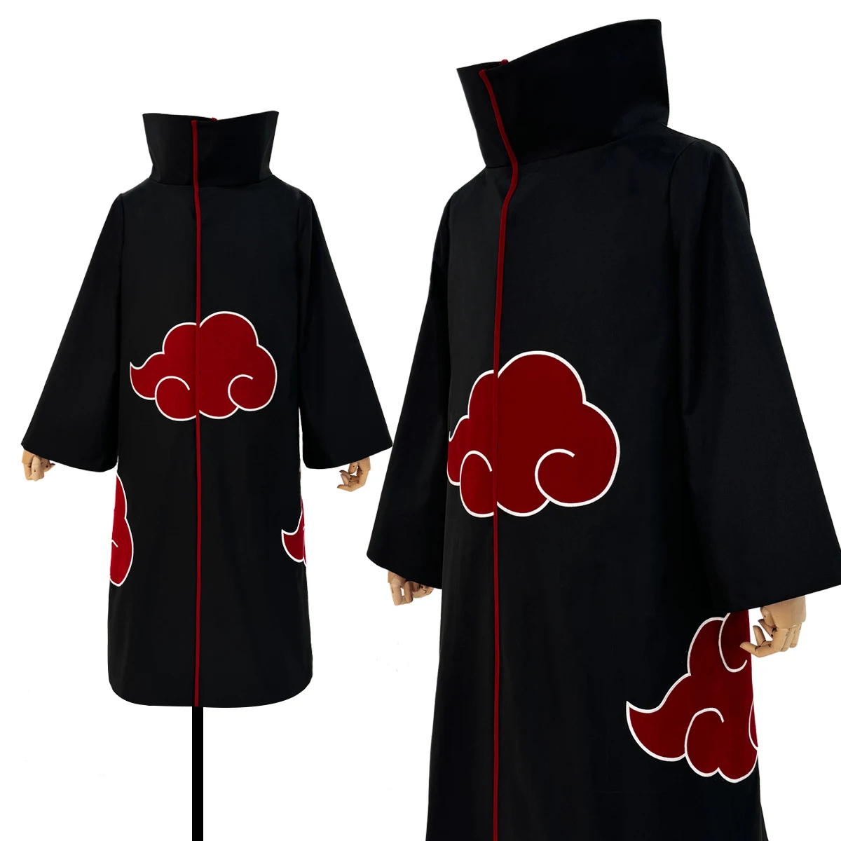 HOLOUN Anime Uchiha Itachi Cosplay Costume Wig Embroidery Team Cloak Pain Konan Halloween Christmas Convention S-2XL view 2