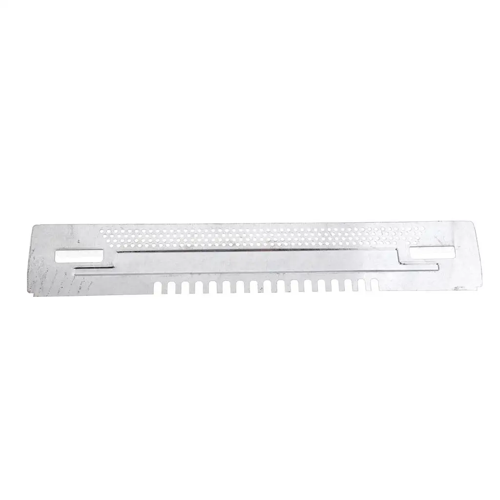 

Galvanized Beehive Entrance Reducer Mouse Guard Hive Door Silver Beekeeping Tool for Protecting Honey and Brood
