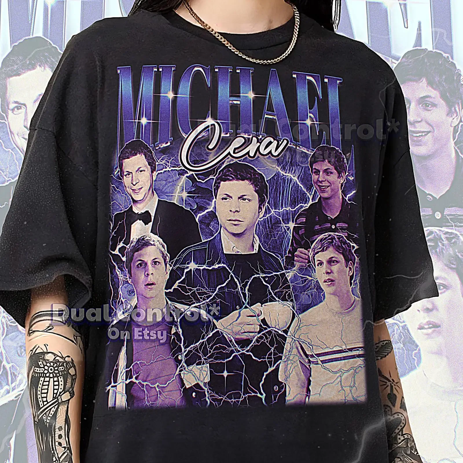 Michael Cera T Shirt Vintage Actor Star Funny Celebrity Performer 90s Retro Throwback Sweater Saf vintage Washed Unisex