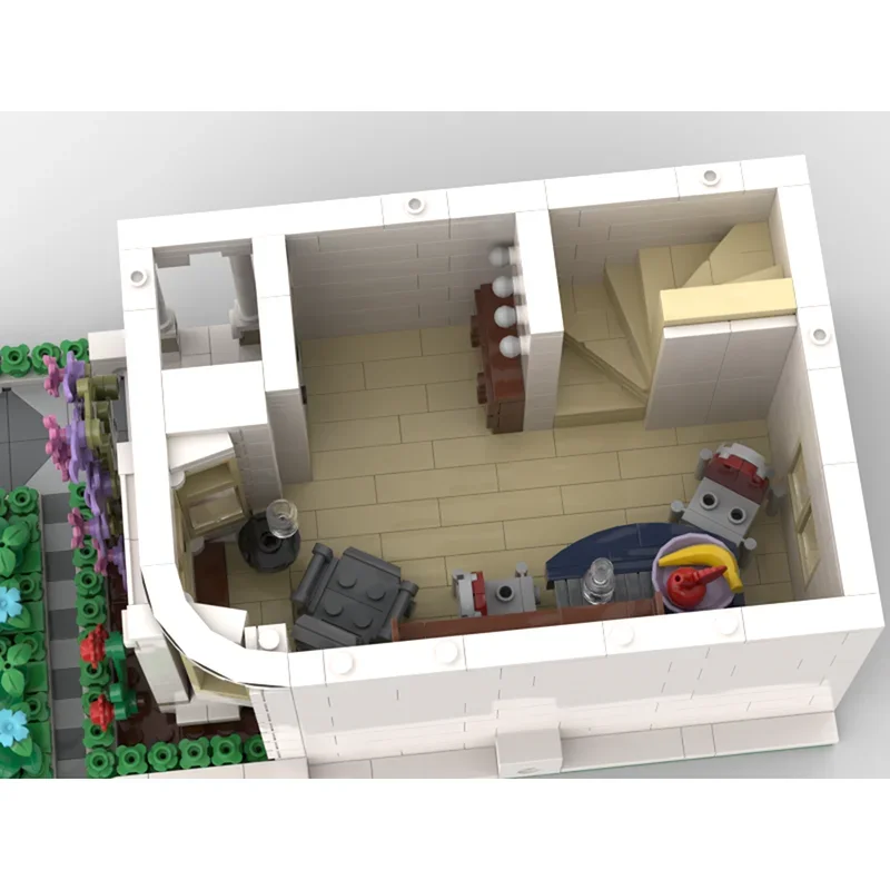 Moc Bausteine Viktorianischen Stadthaus Technologie Modulare Ziegel Modell Geschenke Weihnachten Spielzeug DIY Sets Montage