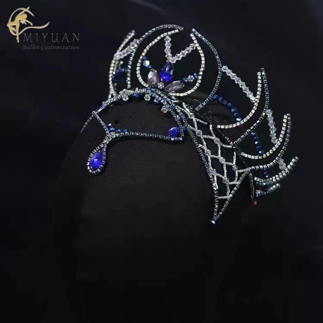 2023 New ballet headwear handmade custom competition performance crown TUTU dress headwear