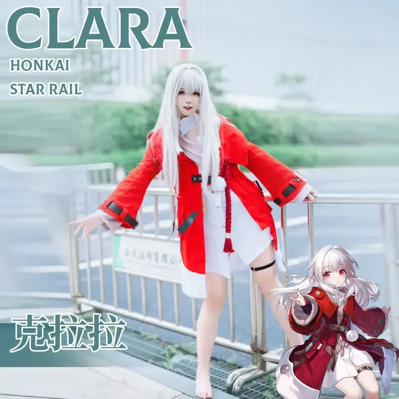Az15Honkai: Star Rail cos Clara Natasha لعبة الرسوم المتحركة للنساء مجموعة كاملة من ملابس C التأثيرية