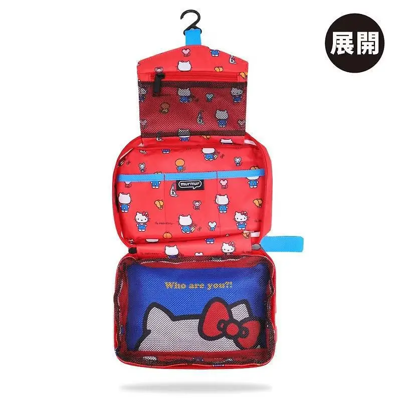 

Sanrio Folding cosmetic makeup Bag hello kitty Multifunctional Dustproof handbag