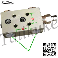 Hydraulic Balance Valve Two-way Lock Plate Crane Boom Engineering Vehicle Machinery Accessories Cylinder Motor Balance Pressure