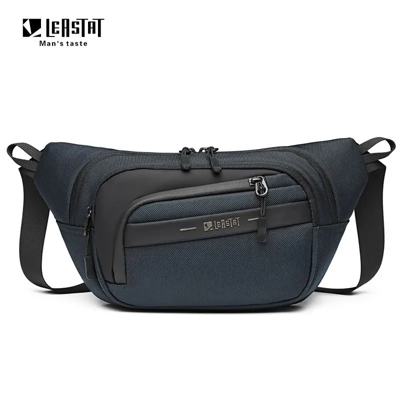 Marsupio borsa per cellulare borsa per il petto in tessuto Oxford marsupio da esterno marsupio impermeabile in vita marsupio con cerniera per cintura da Jogging