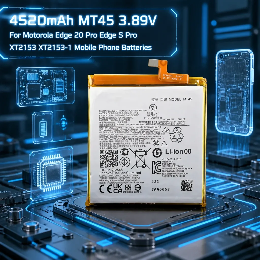 Hot Sale 4520mAh MT45 3.89V Replacement Battery for Motorola Edge 20 Pro Edge S Pro XT2153 XT2153-1 Mobile Phone Batteries
