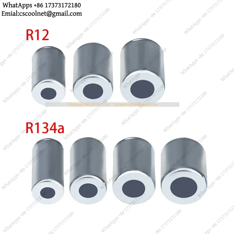 12pcs #6 #8 #10 #12 A/C Metal Steel Crimp Ferrule Fitting R12 R134a Standard Reduced Barrier Hydraulic Hose