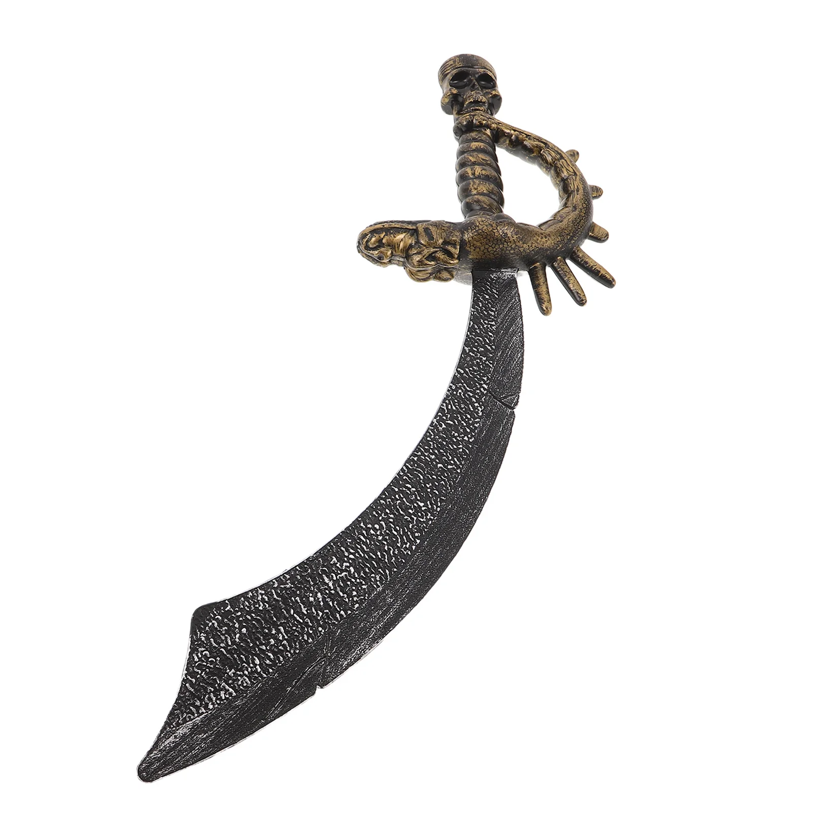 Kids Halloween Pirate Sword Lightweight Plastic Pretend Play Pirate Roman Dress-Up Costume Accessory Pretend Play Toy Sword
