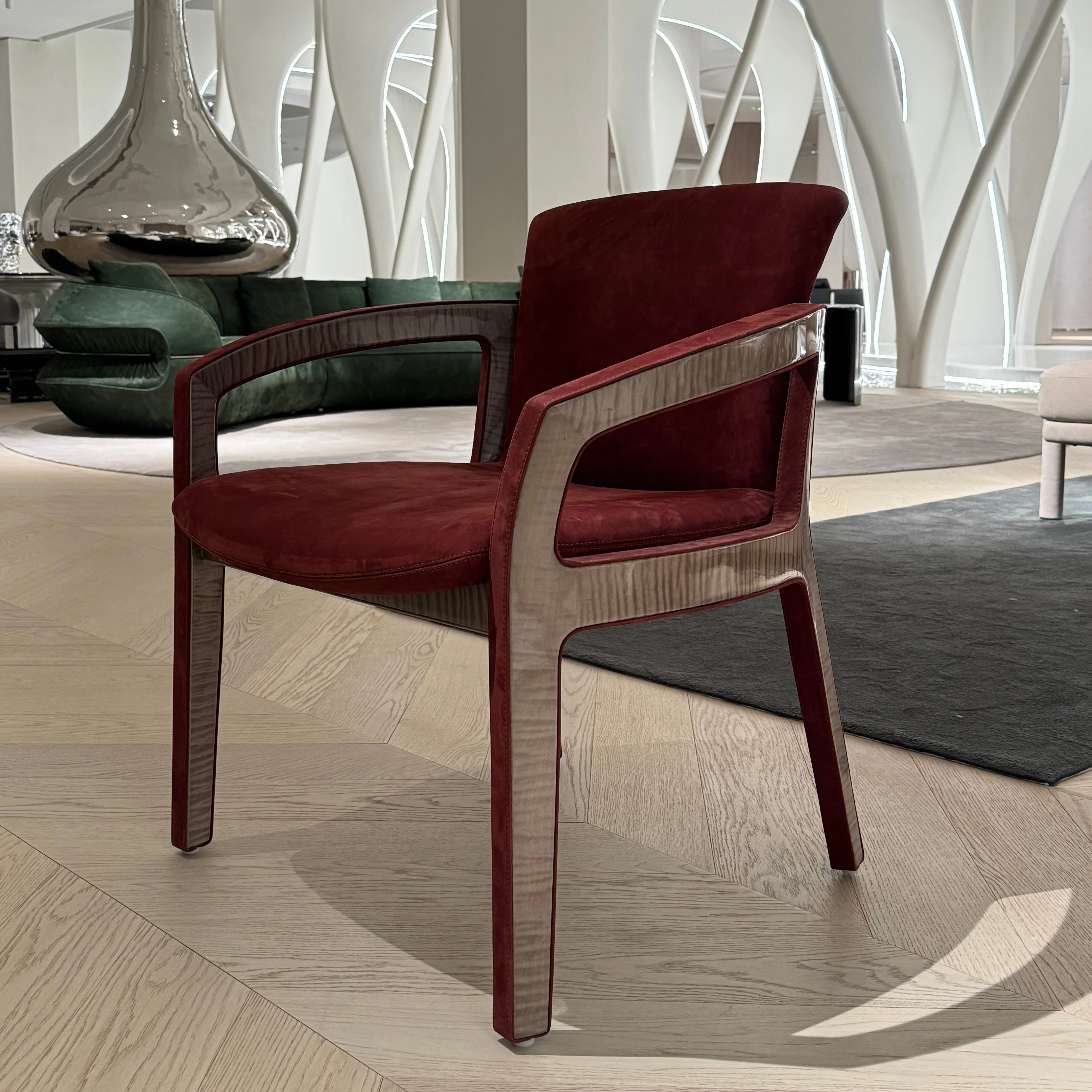

Modern Leather Dining Chair Home Office And Hotel Furniture High Density Sponge Solid Wood Home And Dining Room Chair