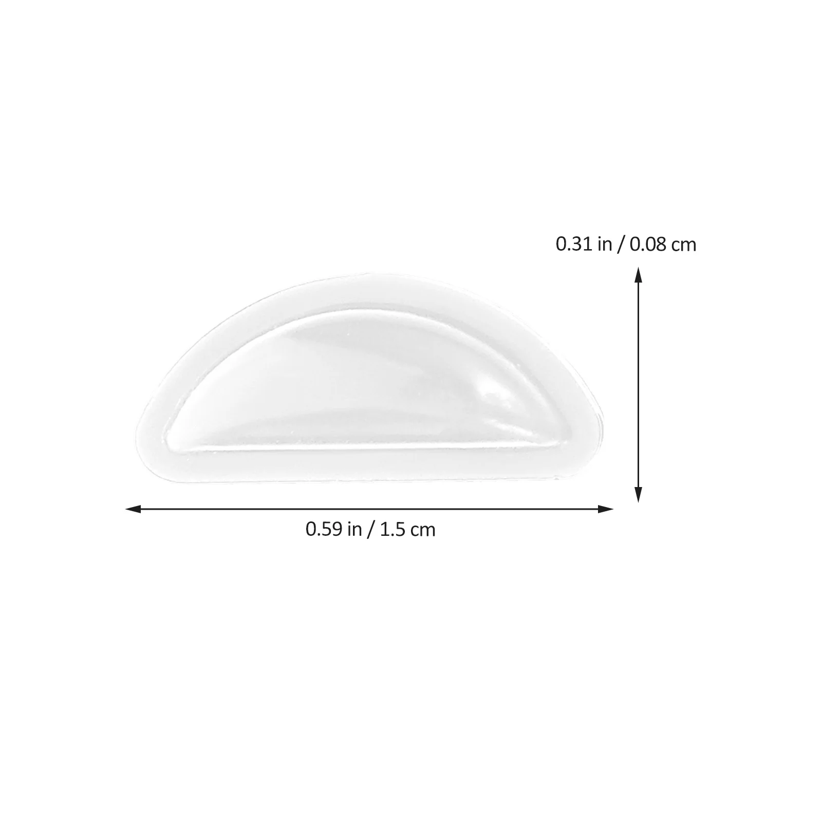 

10Pairs Silicone Nose Pads for Eyeglasses Non-Slip Comfortable Replacement Air Nose Pads for Plastic Frames Sunglasses Daily