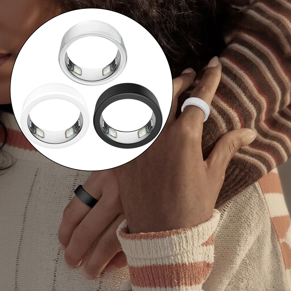 Silicone Protective Cover For Oura Ring5 Scratch Resistant Ring Case Soft Shell For  Working Out Samrt Ring Replace Accessories