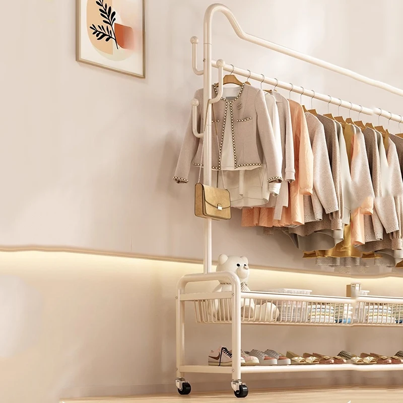Drying Balcony Clothes Rack Basket Bedroom Storage Kids Room Clothes Rack Robust Beautiful Perchero De Pie Home Furniture