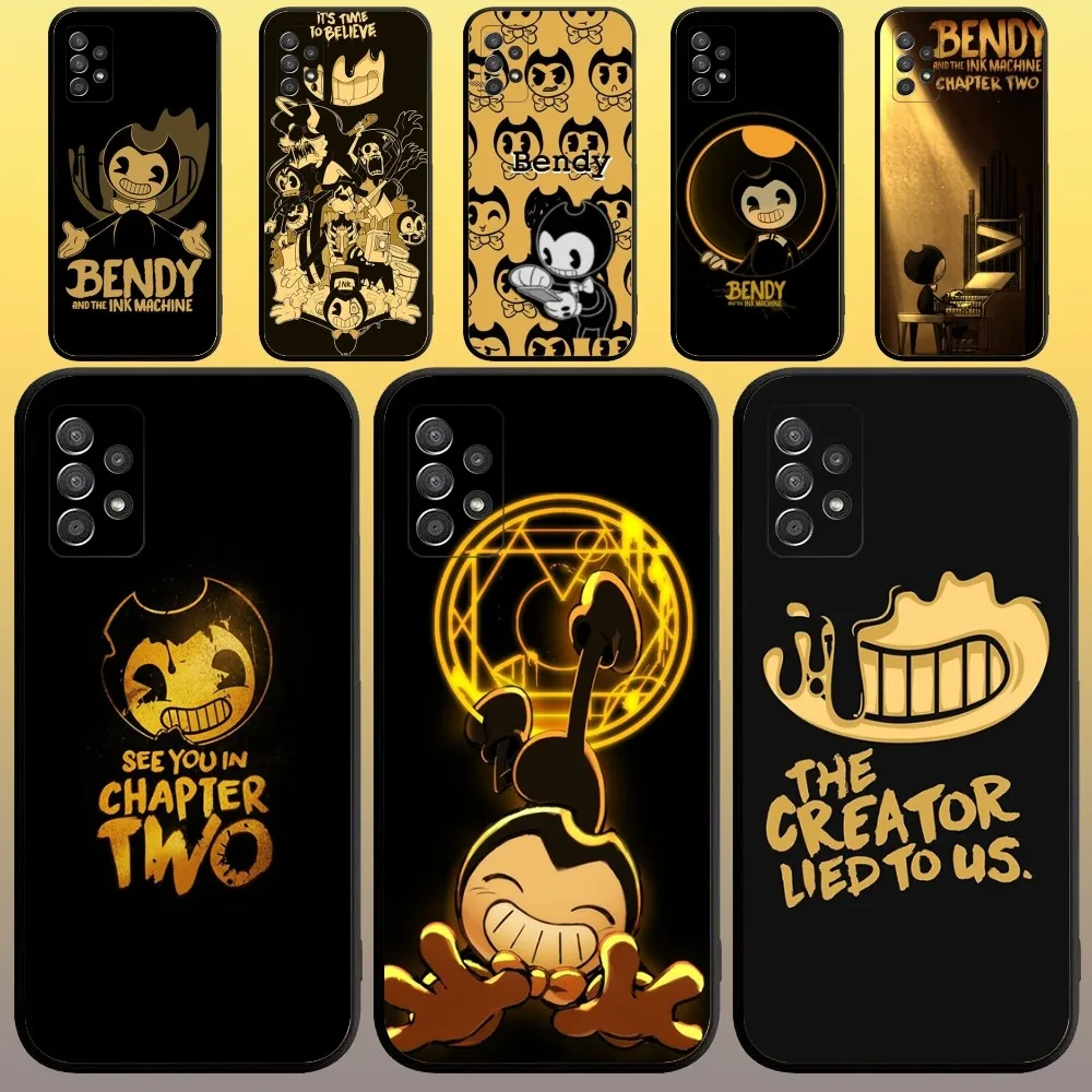 B-Bendy And The Ink Machines Phone Case for SamsungA 91,80,73,72,71,70,53,52,51,42,41,40,32,31,30,22,21,20,13 S 4G 5G Soft Case