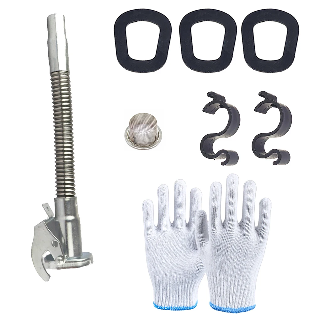 

Leakproof Metal Oil Pourer for 5L 10L 20L Cans Flexible Spout with Secure Rubber Seal for Effortless Liquid Transfer