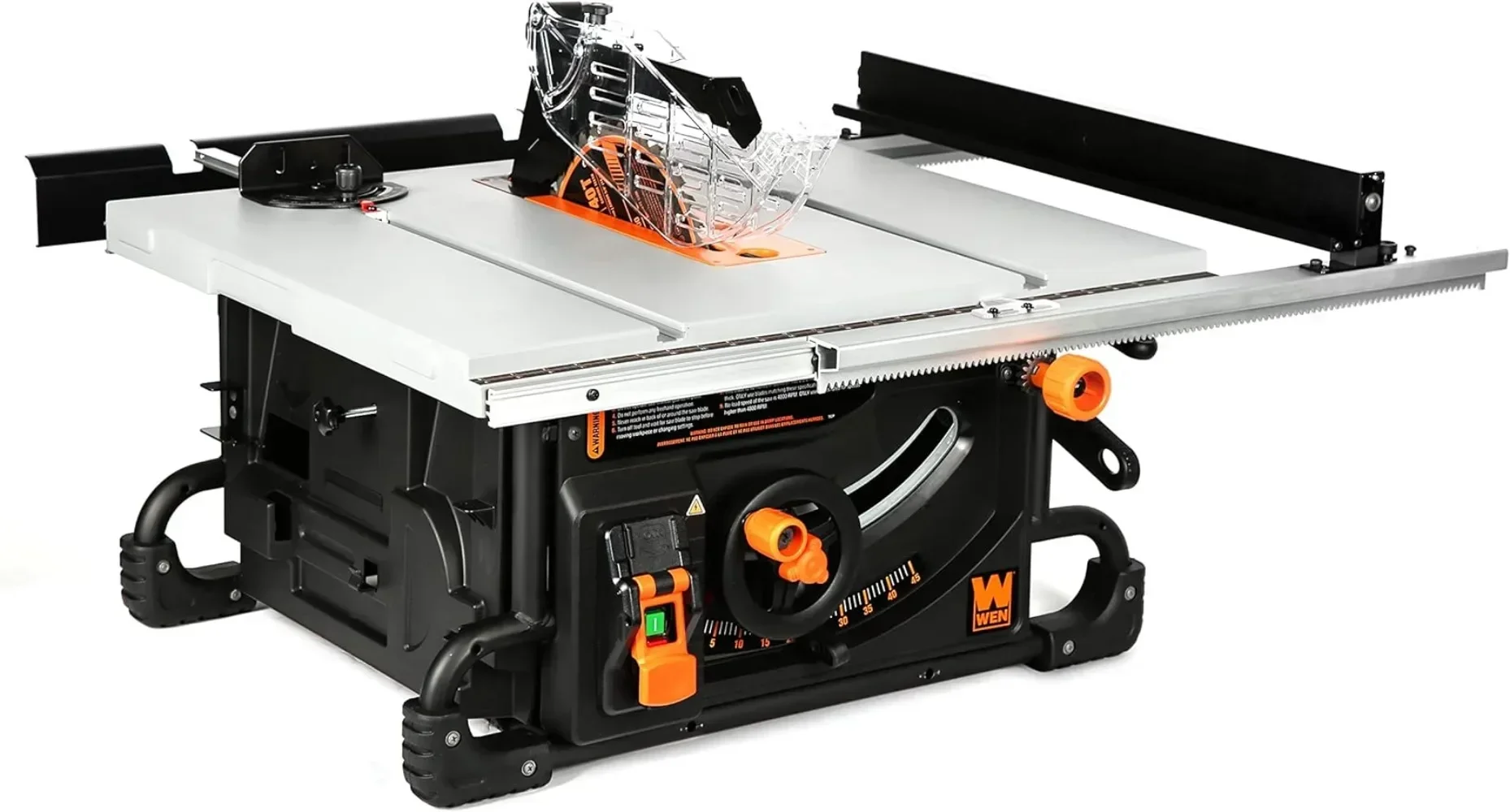 TT1015 15-Amp 2 HP 10-Inch Industrial Benchtop Jobsite Table Saw , Black Hand Tools