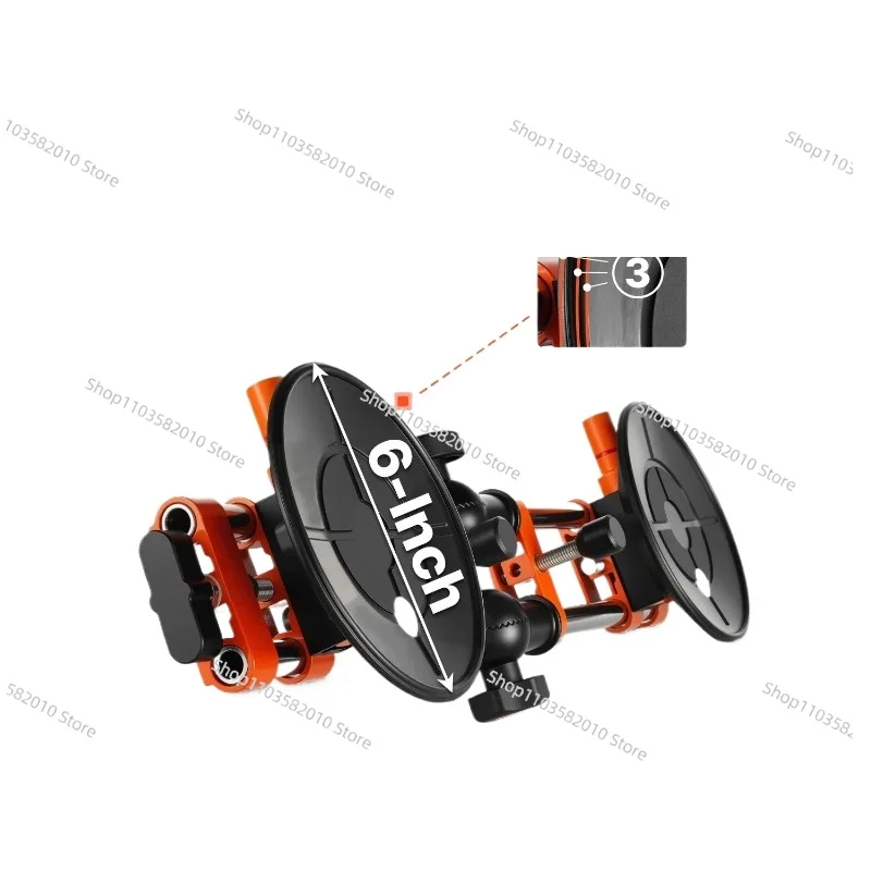2 Packs Seamless Granite Seam Setter, 90-120° Adjustable 6 Inch Suction Cups Tile Joiner Leveler