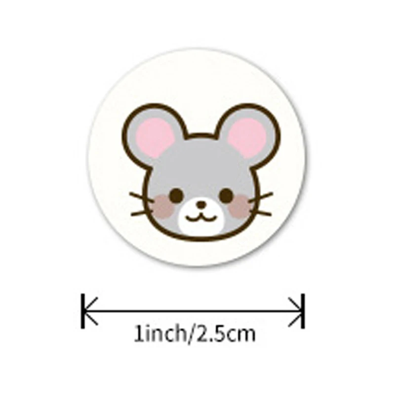 Animal Sticker 500pcs Cartoon Reward Stickers Children Encouragement Sealing Labels Kids Gifts Diary Decorative Teacher Supply