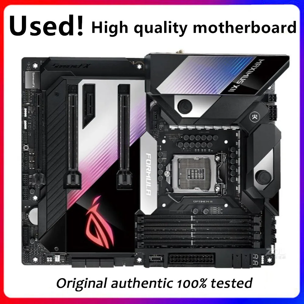 Used For Asus ROG MAXIMUS XII FORMULA Original Desktop For Intel Z490 DDR4 PCI-E4.0 Motherboard LGA 1200 Support i9 10900K CPU