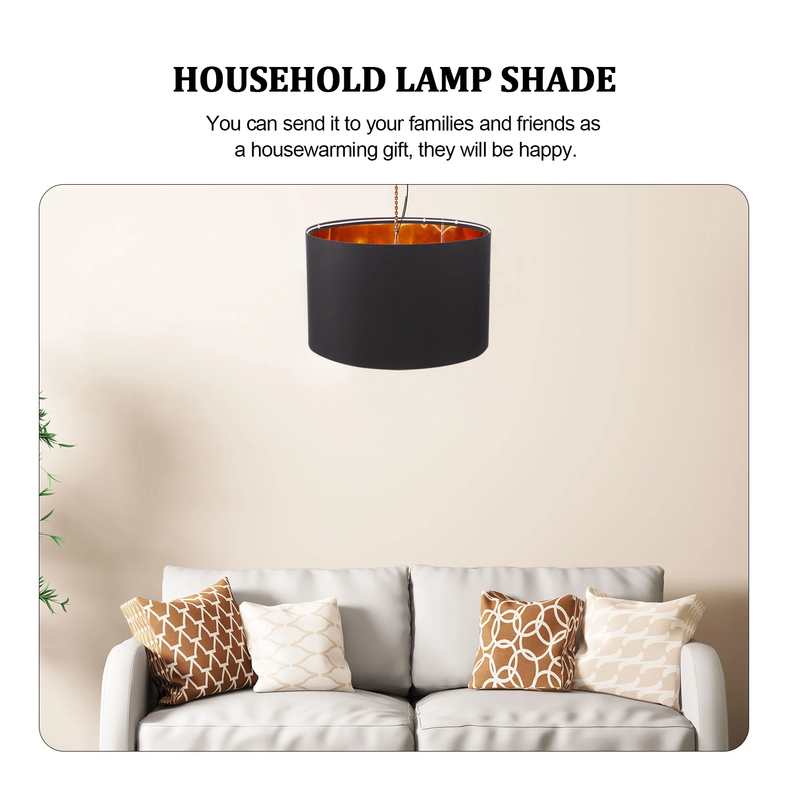 Cloth Lampshade Medium Light Dome Black Floor Lampshades Wall Table Cover Small